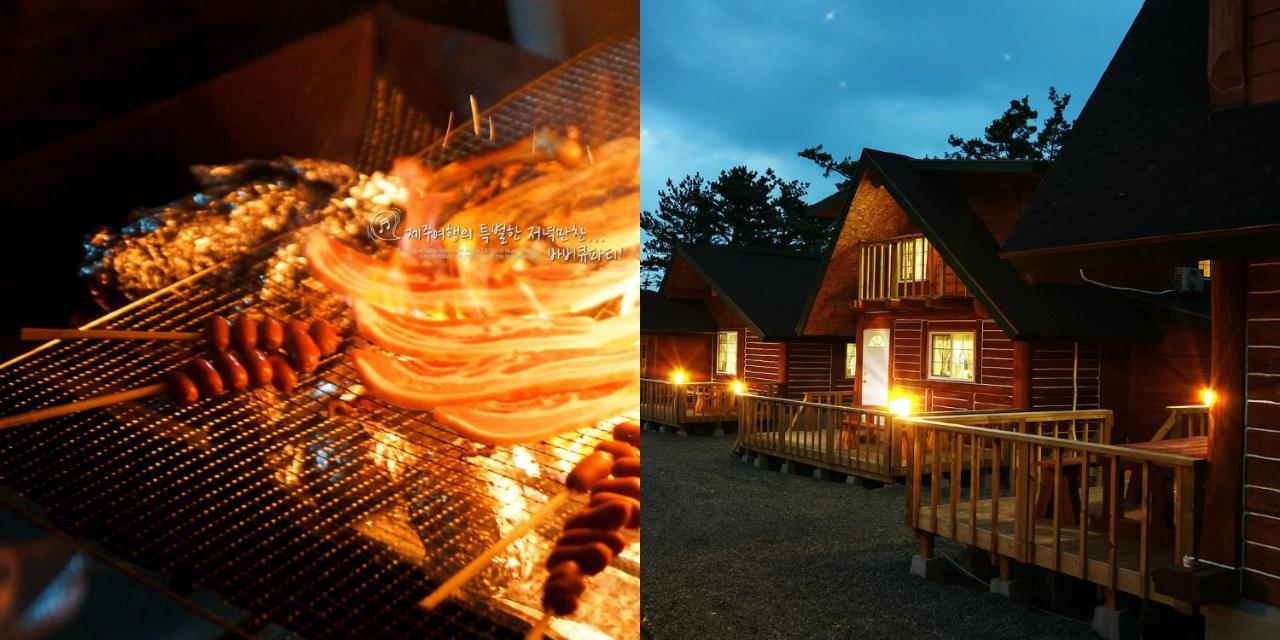 Jeju Joa Log Pension Seogwipo Bagian luar foto